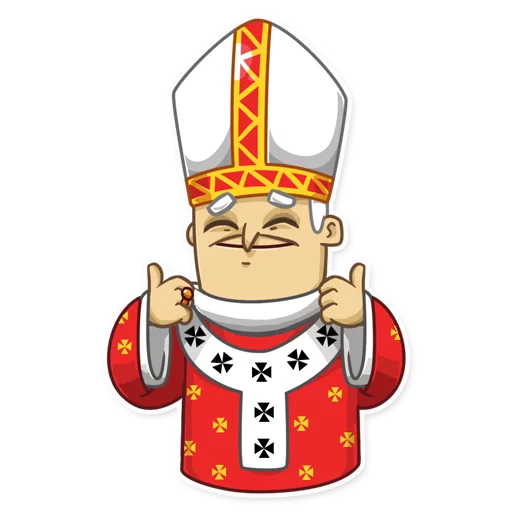 Pope sticker 3