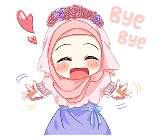 Hijab Princess (Muslim Kawaii Girl) sticker 12