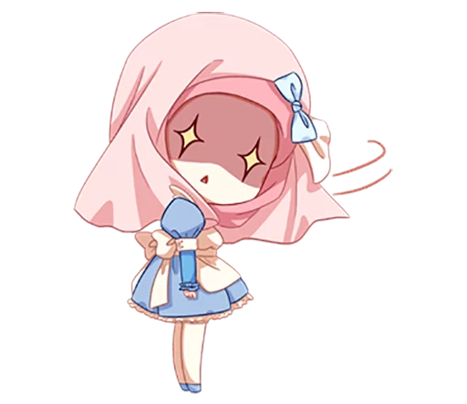 Hijab Princess (Muslim Kawaii Girl) sticker 4