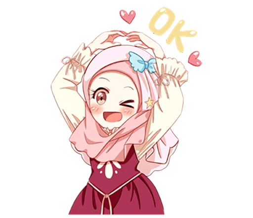 Hijab Princess (Muslim Kawaii Girl) sticker 6