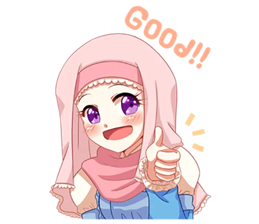 Hijab Princess (Muslim Kawaii Girl) sticker 9