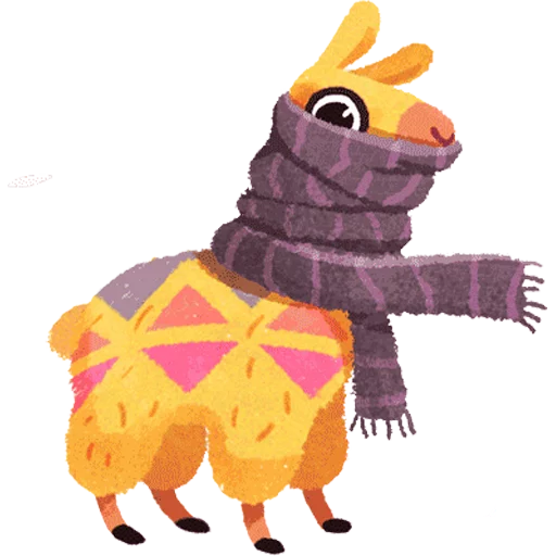 hipster llama Telegram sticker pack