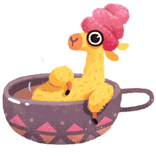 hipster llama sticker 5
