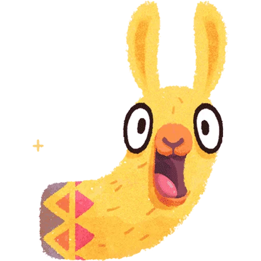 hipster llama sticker 7