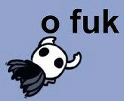 Hollow Knight Shit sticker 7