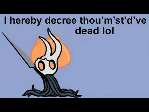 Hollow Knight Shit sticker 10