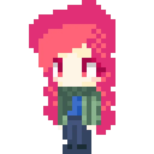 Chibi pixel Iris by @givash_ironfinger Telegram sticker pack