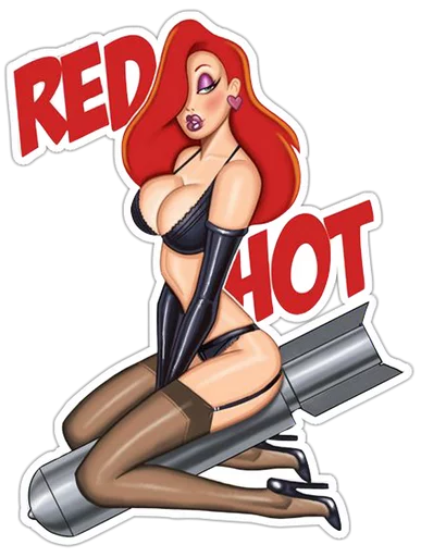 Jessica Rabbit @want_stickers Telegram sticker pack