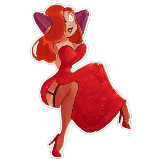 Jessica Rabbit @want_stickers sticker 4