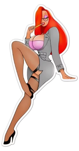 Jessica Rabbit @want_stickers sticker 8