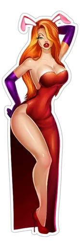 Jessica Rabbit @want_stickers sticker 9