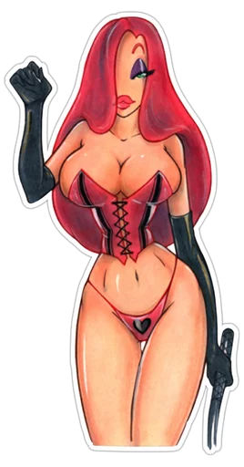 Jessica Rabbit @want_stickers sticker 10