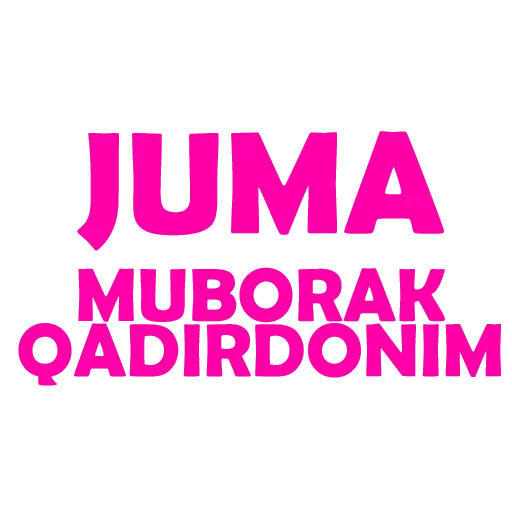 JUMA-MUBORAK sticker 10