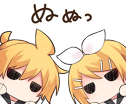 KAGAMINE LEN and KAGAMINE RIN sticker 6