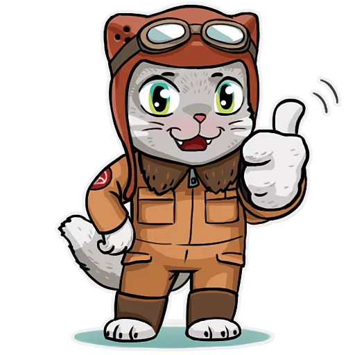 Kamikaze Cat sticker 3