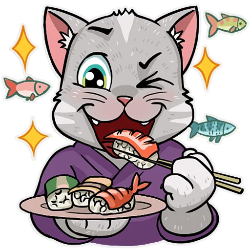 Kamikaze Cat sticker 7