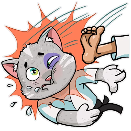 Kamikaze Cat sticker 10