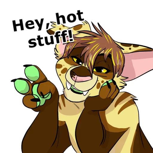 Kat the horny aliencat Telegram sticker pack