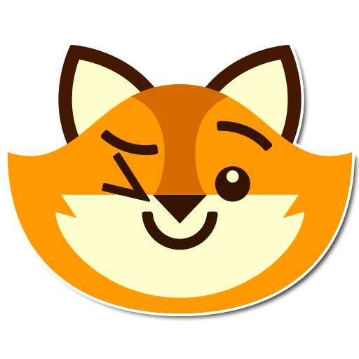 Kik Fox Frankie sticker 2