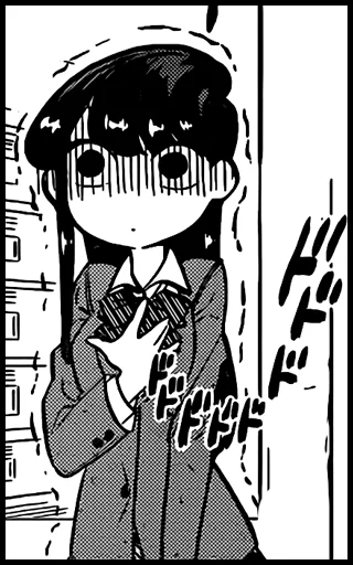 Komi-san sticker 3