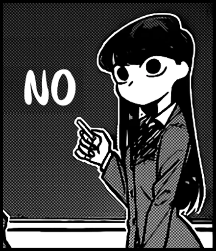 Komi-san sticker 9