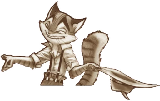 Lackadaisy cats sticker 12