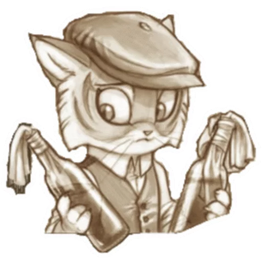 Lackadaisy cats sticker 10