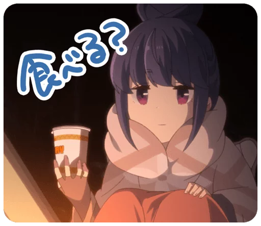Yuru Camp sticker 2
