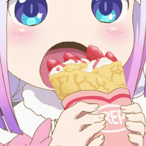 Lazy kobayashi-san chi no maid dragon (Kanna edition) sticker 11