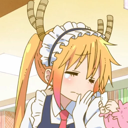 Lazy kobayashi-san chi no maid dragon (Kanna edition) sticker 6