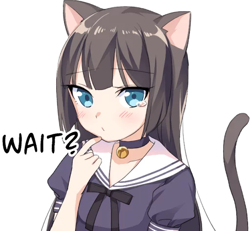 Tsundere Cat Girl Miyako Telegram sticker pack