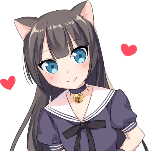 Tsundere Cat Girl Miyako sticker 11