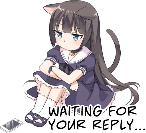 Tsundere Cat Girl Miyako sticker 4