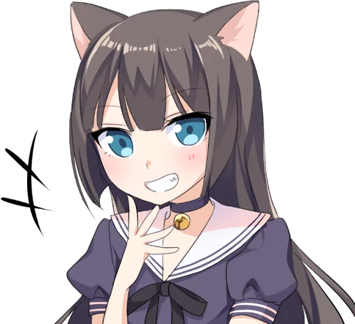 Tsundere Cat Girl Miyako sticker 5