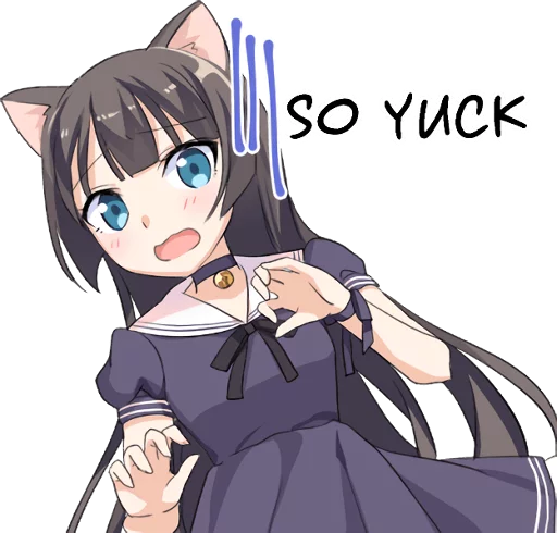 Tsundere Cat Girl Miyako sticker 6