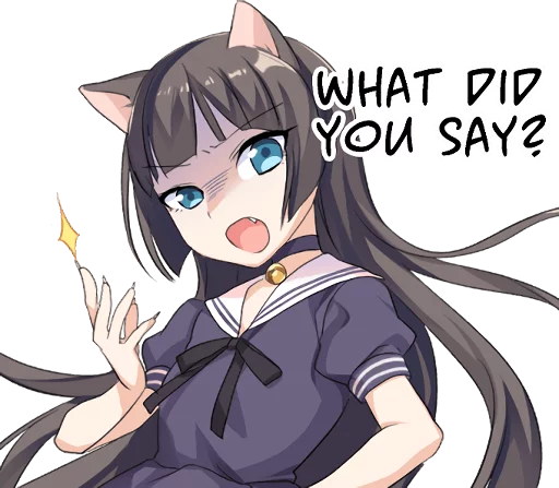 Tsundere Cat Girl Miyako sticker 7