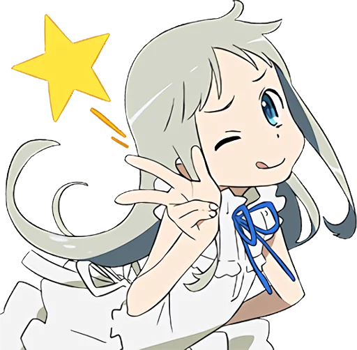 Anohana -The Flower We Saw That Day- :: @line_stickers Telegram sticker pack