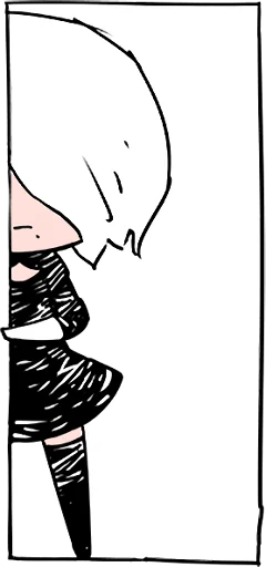 NieR:Automata 2B :: @line_stickers sticker 3