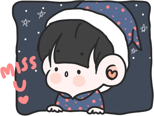 Polka Dot Boy :: @line_stickers Telegram sticker pack