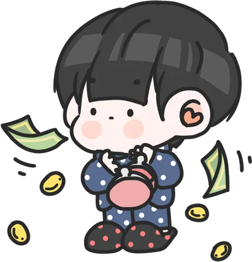 Polka Dot Boy :: @line_stickers sticker 7
