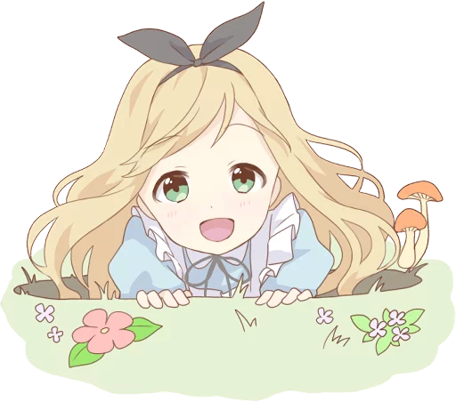 Pom's Alice Darkness ENG :: @line_stickers Telegram sticker pack