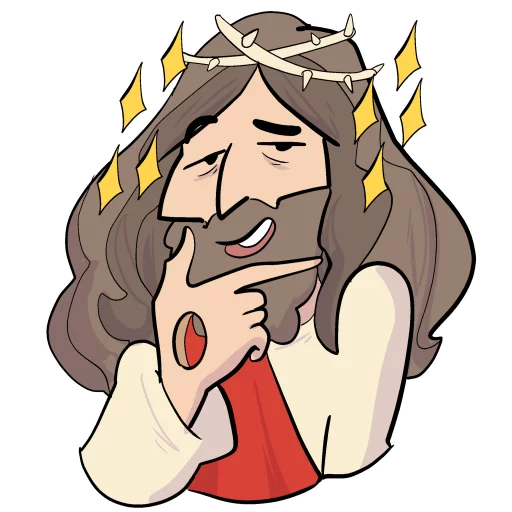 Jesus Christ sticker 2