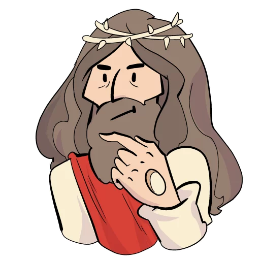 Jesus Christ sticker 3