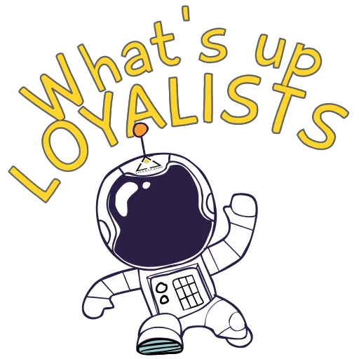 Loyal Astronaut Telegram sticker pack