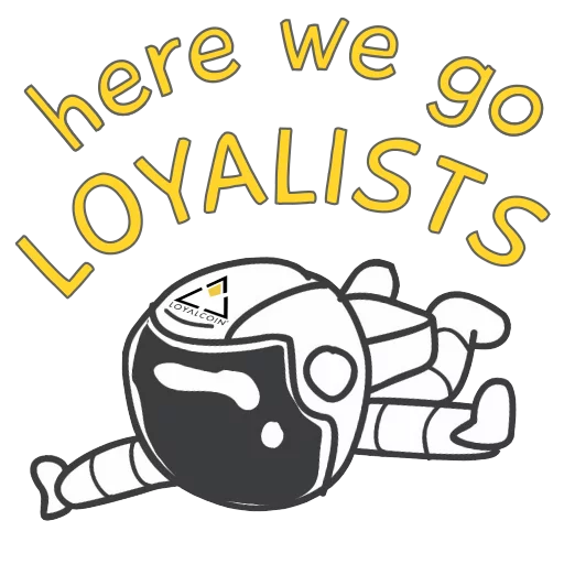 Loyal Astronaut sticker 6