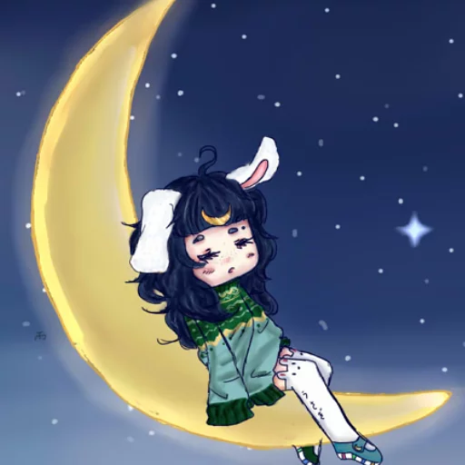 to the moon & back sticker 5