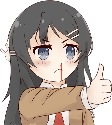Mai Sakurajima sticker 2