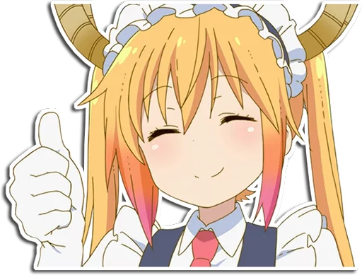 Kobayashi-san Chi no Maid Dragon sticker 5