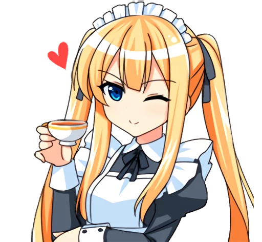 Maid Girlfriend Telegram sticker pack