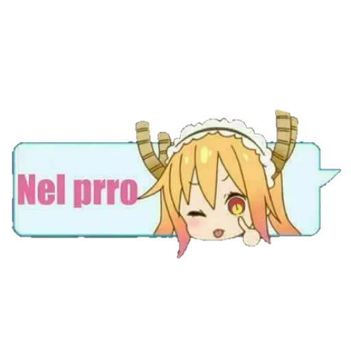 Kobayashi-san Chi no Maid Dragon Telegram sticker pack